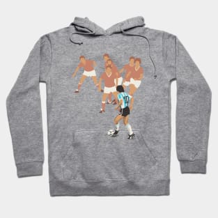 Maradona vintage illustration Hoodie